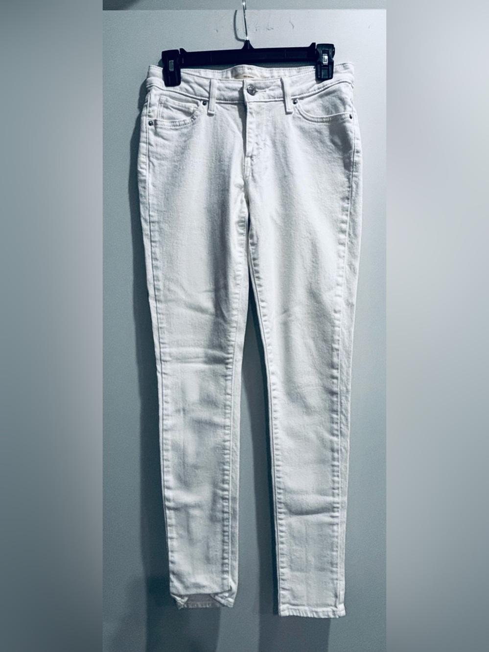 Levi's White Skinny Jeans - 711 Sleek Stretch Fit